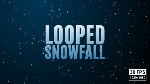 Looped Snowfall