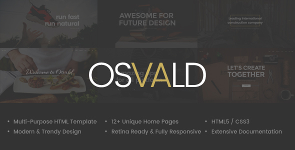 Osvald - HTML Responsive Multi-Purpose Template