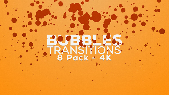Bubbles Transitions - 8 Pack - 4K alt