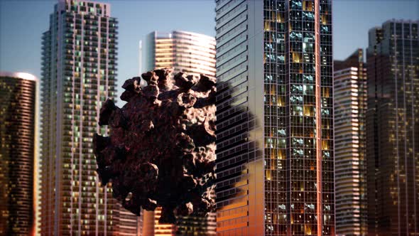 Empty City Caused By Quarantine As a Result of Coronavirus Infection alt