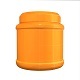 Orange Treatment Jar - 3DOcean Item for Sale