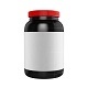Protein Bottle with Red Cap - 3DOcean Item for Sale