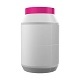 White Protein Bottle with Pink Cap - 3DOcean Item for Sale
