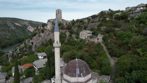 Pocitelj Historical Castle Mosque