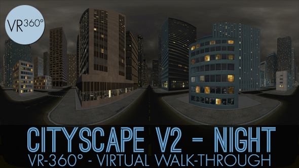 VR-360° Cityscape V2 Night
