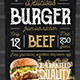 Burger Promotion Flyer Poster - GraphicRiver Item for Sale