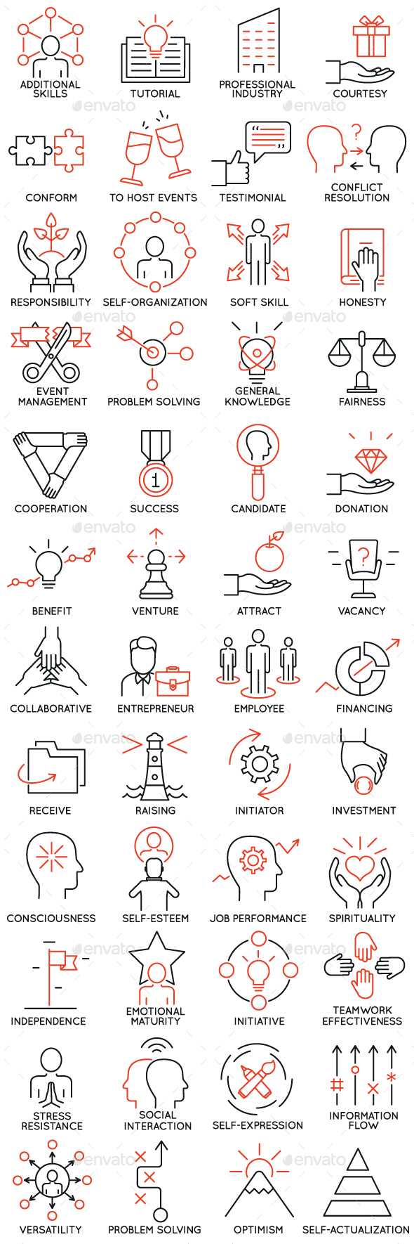 Icons Set of Business Management - part 4