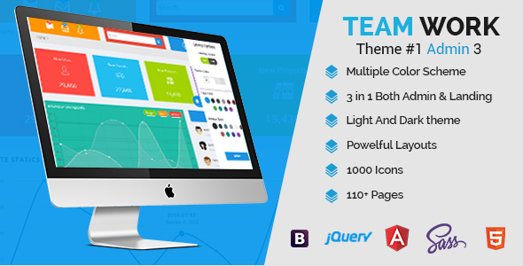 Teamwork - Responsive Bootstrap Admin Template