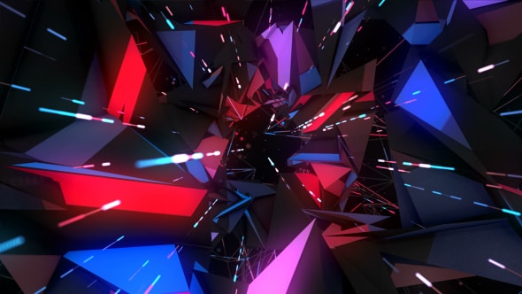 Structural Polygonal Tunnel VJ Loop