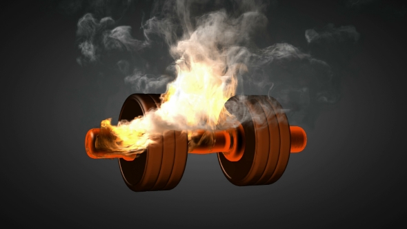 Burning Dumbbell alt