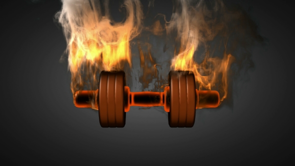 Burning Dumbbell alt