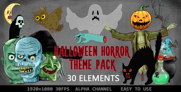Halloween Horror Theme 30 Elements