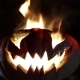 Burning Pumpkin On Halloween. Looped - VideoHive Item for Sale