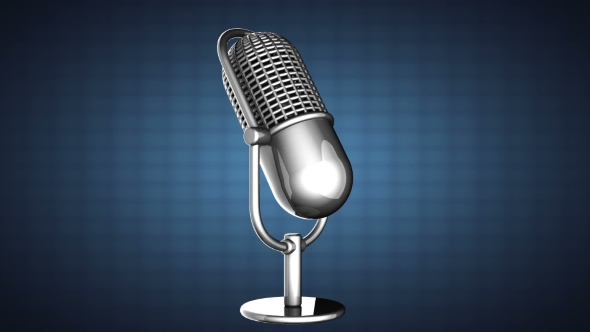 Rotate Retro Microphone alt