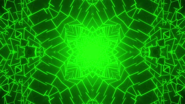 Green Neon Abstract