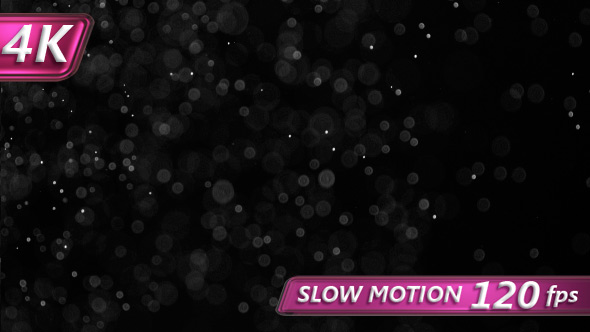 Falling Slowly Blurred Particles