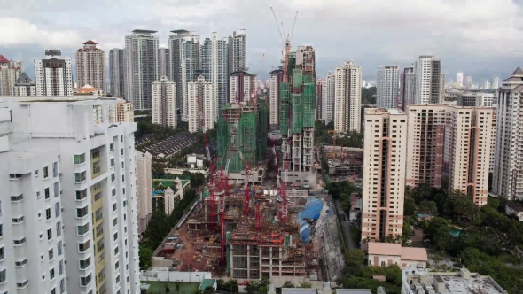 Construction Works in Kuala Lumpur, Malaysia alt