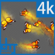 Yellow Butterfly Dynamic Flying Particle Tail - VideoHive Item for Sale