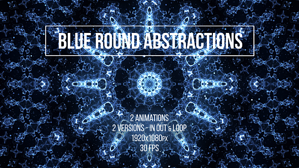 Blue Round Abstractions