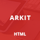 Arkit - Responsive One Page HTML Template - ThemeForest Item for Sale