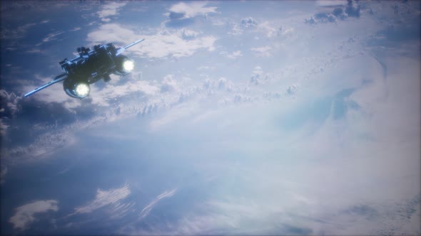 Space Shuttle Taking Off on a Mission alt