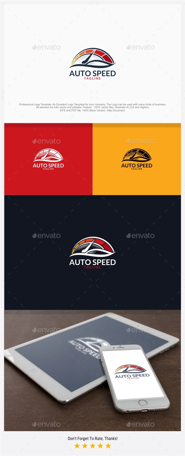Speed Car - Auto Speed Logo