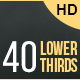 40 Lower Thirds - VideoHive Item for Sale