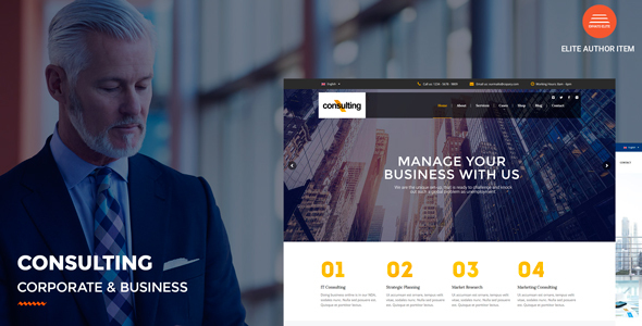 Consulting - Corporate and Business WordPress Theme