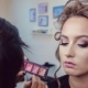 Make Up Artist Doing Professional Makeup Of Young Woman In Beauty Studio - VideoHive Item for Sale