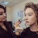 Make Up Artist Doing Professional Makeup Of Young Woman In Beauty Studio - VideoHive Item for Sale