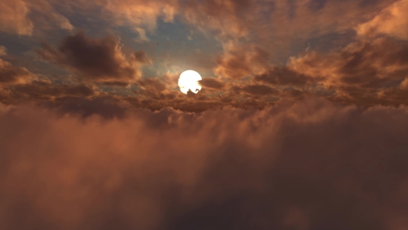 Sunset In The Clouds