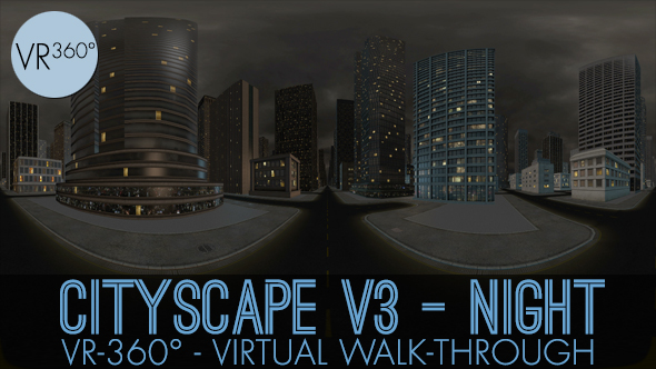 VR-360° Cityscape V3 Night