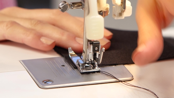 Sew Stitch on the Sewing Machine.