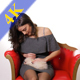 Beautiful Girl Stroking a Puppy - VideoHive Item for Sale