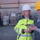 Follow Footage of Employees Male and Famale Warehouse Worker Engineer in Hard Hat Working - VideoHive Item for Sale