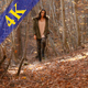 Girl Walking in Autumn Forest - VideoHive Item for Sale
