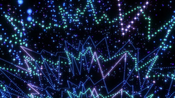 Holiday Garland Lights VJ Loop