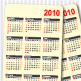 Pocket calendar 2010 portrait - GraphicRiver Item for Sale