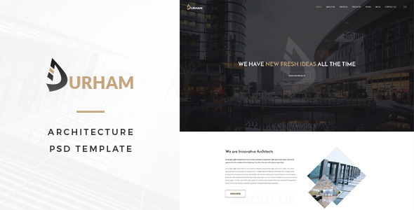 Durham : Architecture PSD Template