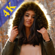 Beautiful Girl Posing in Autumn Time - VideoHive Item for Sale