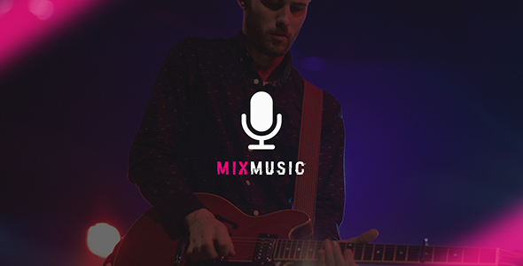 MixMusic - Band & Musician PSD Template