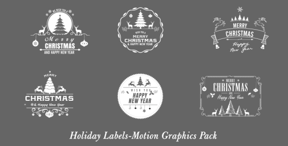 Christmas New Year Badges