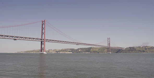 25th April Bridge in Lisbon