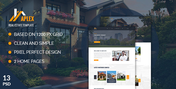 Aplex — Apartment Complex PSD Template