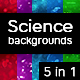 Science Backgrounds 5 in 1 - VideoHive Item for Sale