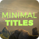 Minimal Titles - VideoHive Item for Sale