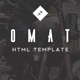 Omat - Responsive One Page Portfolio HTML Template - ThemeForest Item for Sale