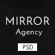 Mirror - Creative Onepage Agency PSD Template - ThemeForest Item for Sale