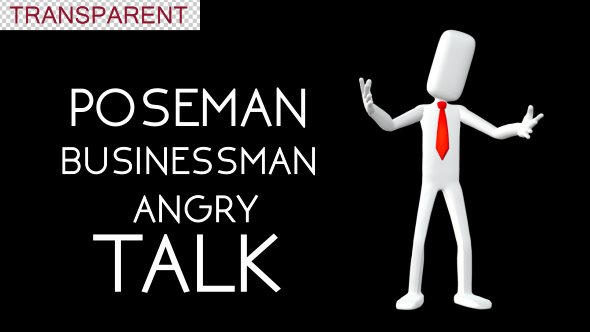Poseman - Businessman Angry Talk