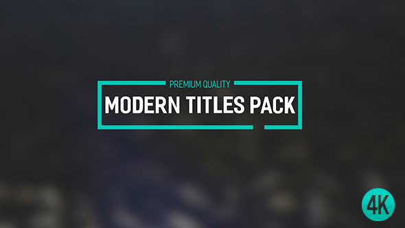 Modern Titles Pack II alt